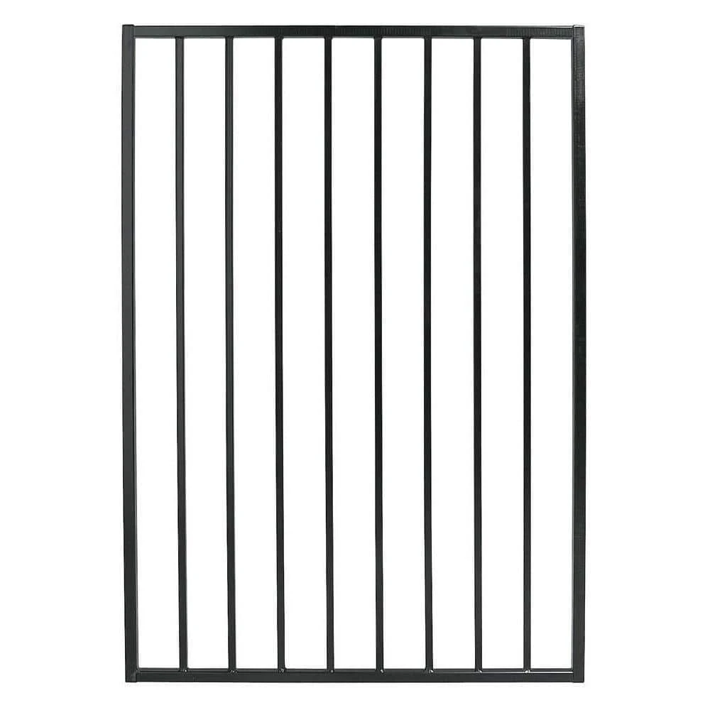 Outlet โญ Pro Series 3.25 ft. x 4.8 ft. Black Steel Fence Gate by US Door & Fence ๐ 3 Outlet โญ Pro Series 3.25 ft. x 4.8 ft. Black Steel Fence Gate by US Door & Fence ๐