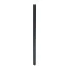 Discount 😉 2 in. x 2 in. x 4.5 ft. Black Metal Fence Post with Post Cap by US Door & Fence ✔️ -Cheap Fence Gates Plus Store black us door fence metal fence posts p254pus 64 1000