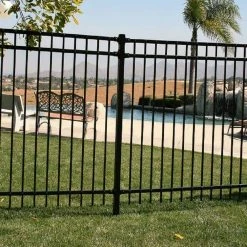 Best Sale 🌟 2 in. x 2 in. x 6.5 ft. Black Metal Fence Post with Post Cap by US Door & Fence ✨ -Cheap Fence Gates Plus Store black us door fence metal fence posts p278pus 31 1000