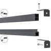 Best deal ๐ Euro Style 1 in. x 0.75 in. x 71 in. Black Aluminum Top/Bottom Frame Kit Fence Bracket by Veranda โจ 2 Best deal ๐ Euro Style 1 in. x 0.75 in. x 71 in. Black Aluminum Top/Bottom Frame Kit Fence Bracket by Veranda โจ -Cheap Fence Gates Plus Store black veranda composite fence rails ef 40408 64 1000