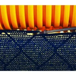 Flash Sale 🛒 92 in. x 50 ft. Mesh Fabric Privacy Fence Screen with Integrated Button Hole in Blue by Unbranded 🌟 -Cheap Fence Gates Plus Store blue outdoor privacy screens tkm140751e 1f 1000