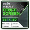 Top 10 ❤️ 68 in. x 150 ft. Green Privacy Fence Screen Netting Mesh with Reinforced Grommet for Chain link Garden Fence by BOEN ✔️ -Cheap Fence Gates Plus Store boen snow fencing pn 30004 64 1000