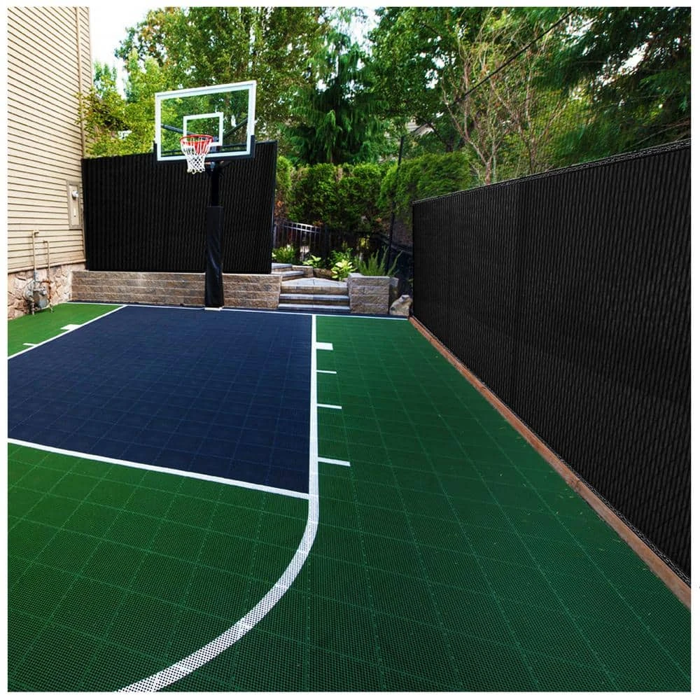 Wholesale 🎁 92 in. x 150 ft. Black Privacy Fence Screen Netting Mesh with Reinforced Eyelets for Chain link Garden Fence by BOEN ⌛ 8 Wholesale 🎁 92 in. x 150 ft. Black Privacy Fence Screen Netting Mesh with Reinforced Eyelets for Chain link Garden Fence by BOEN ⌛ - Image 6