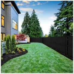 Budget ✨ 6 ft. x 15 ft. Black Privacy Fence Screen Netting Mesh with Reinforced Grommet for Chain link Garden Fence by BOEN 😉 -Cheap Fence Gates Plus Store boen snow fencing pn 30050 fa 1000