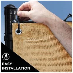 Discount ๐ 6 ft. x 20 ft. Beige Privacy Fence Screen Netting Mesh with Reinforced Grommet for Chain link Garden Fence by BOEN ๐งจ 14 Discount ๐ 6 ft. x 20 ft. Beige Privacy Fence Screen Netting Mesh with Reinforced Grommet for Chain link Garden Fence by BOEN ๐งจ -Cheap Fence Gates Plus Store boen snow fencing pn 30054 c3 1000