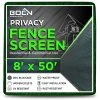 Discount ✔️ 8 ft. x 50 ft. Green Privacy Fence Screen Netting Mesh with Reinforced Eyelets for Chain Link Garden Fence by BOEN ✔️ 2 Discount ✔️ 8 ft. x 50 ft. Green Privacy Fence Screen Netting Mesh with Reinforced Eyelets for Chain Link Garden Fence by BOEN ✔️ -Cheap Fence Gates Plus Store boen snow fencing pn 30070 64 1000