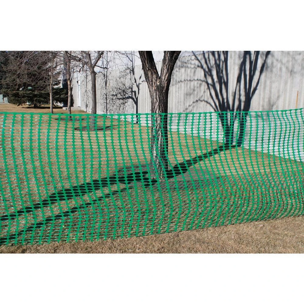 Flash Sale ✨ 4 ft. x 100 ft. Green Plastic Temporary Fencing, Mesh Snow Fence, Safety Garden Netting (4-Pack) by BOEN ✔️ 7 Flash Sale ✨ 4 ft. x 100 ft. Green Plastic Temporary Fencing, Mesh Snow Fence, Safety Garden Netting (4-Pack) by BOEN ✔️ - Image 5