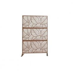 Discount 😀 6.5 ft. H x 4 ft. W Laser Cut Metal Privacy Screen by Unbranded 👏