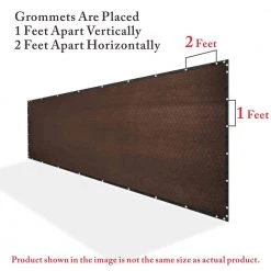 Deals ✔️ 3 ft. x 10 ft. Brown Privacy Fence Screen Mesh Fabric Cover Windscreen with Reinforced Grommets for Garden Fence by COLOURTREE 😀 18 Deals ✔️ 3 ft. x 10 ft. Brown Privacy Fence Screen Mesh Fabric Cover Windscreen with Reinforced Grommets for Garden Fence by COLOURTREE 😀 -Cheap Fence Gates Plus Store brown colourtree outdoor privacy screens tap0310 10 1d 1000