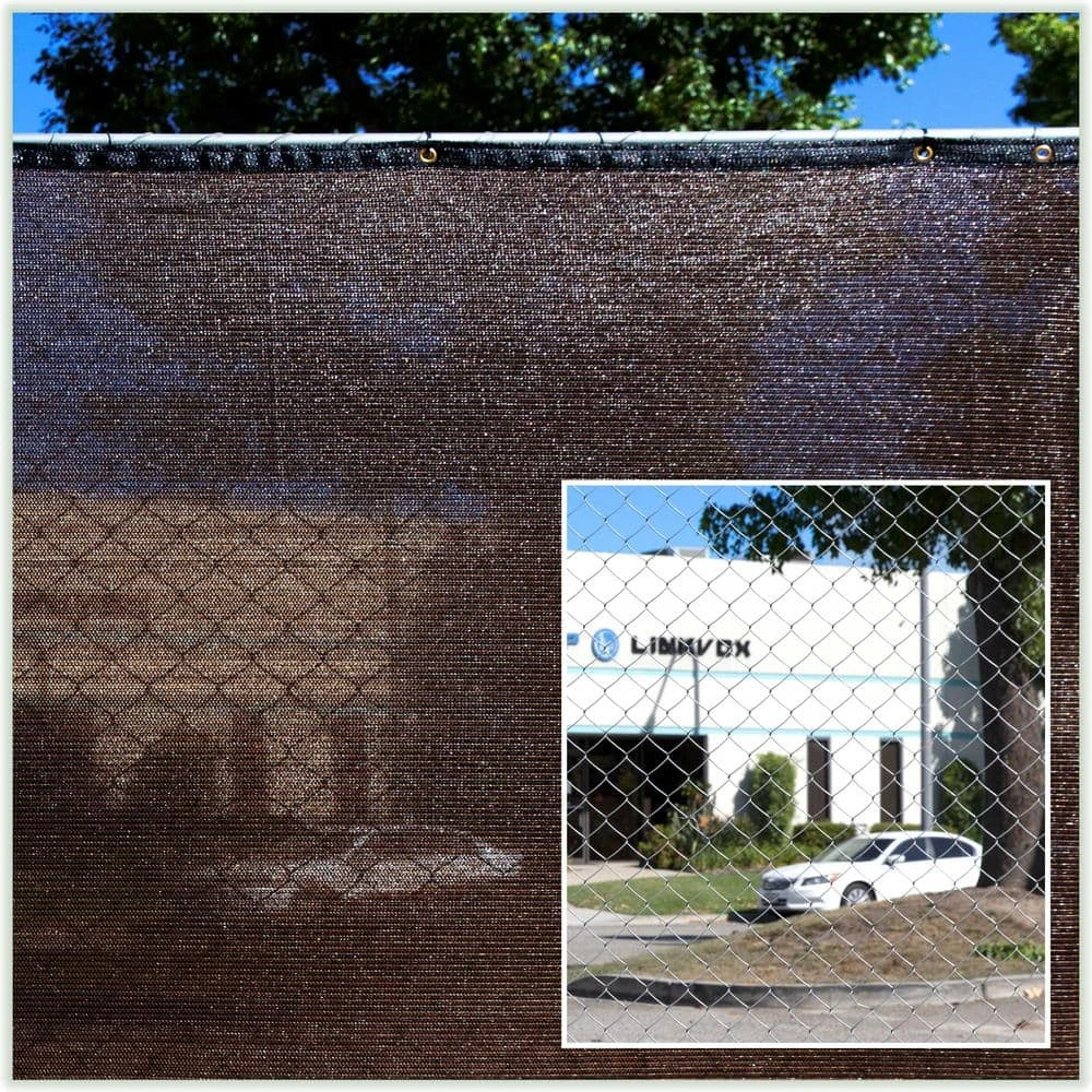 Deals ✔️ 3 ft. x 10 ft. Brown Privacy Fence Screen Mesh Fabric Cover Windscreen with Reinforced Grommets for Garden Fence by COLOURTREE 😀 11 Deals ✔️ 3 ft. x 10 ft. Brown Privacy Fence Screen Mesh Fabric Cover Windscreen with Reinforced Grommets for Garden Fence by COLOURTREE 😀 - Image 9