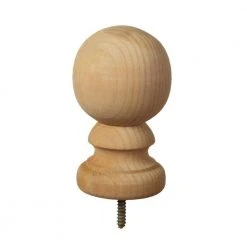 Budget โ 4 in. x 4 in. Wood Colonial Ball Post Top Finial (6-Pack) by Unbranded ๐งจ
