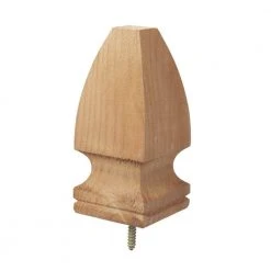 Best deal 🤩 4 in. x 4 in. Gothic Wood Post Cap Finial (6-Pack) by DeckoRail ⭐