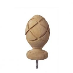 Best Sale ⌛ 4 in. x 4 in. Pineapple Wood Post Cap Finial (6-Pack) by DeckoRail 🌟