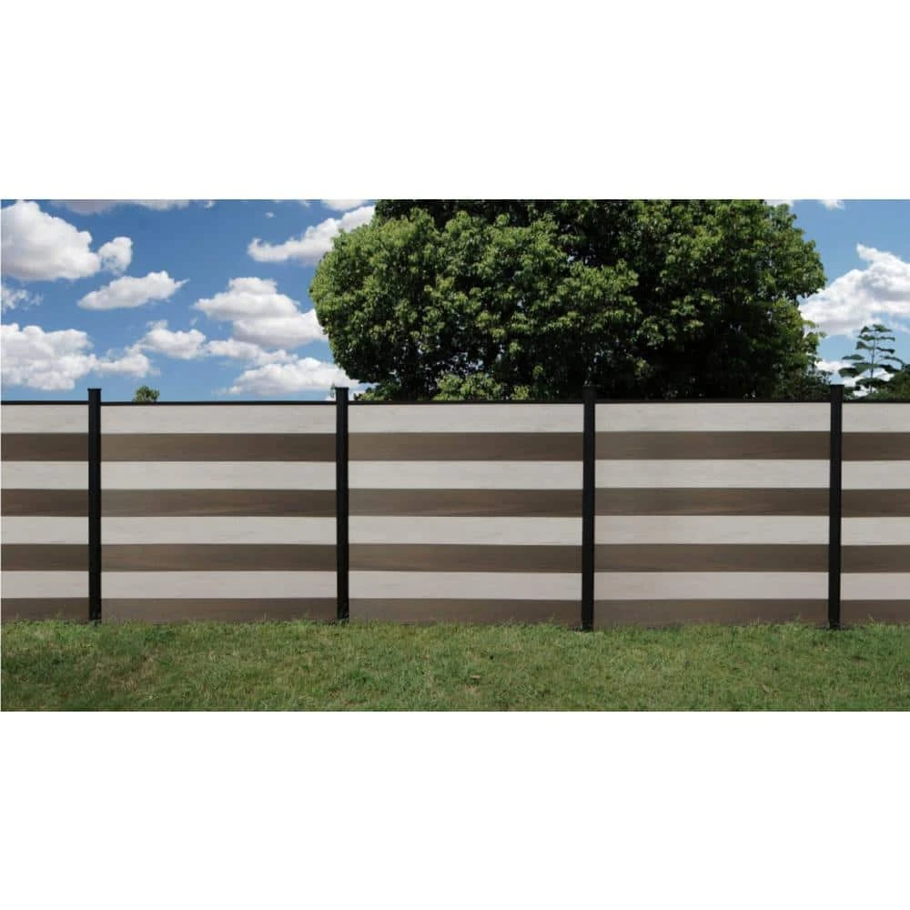 Flash Sale ๐ Evolver .71 ft. x 6 ft. Brown Capped Composite Boards for Fence Panel (4-Pack) by FORTRESS ๐ 6 Flash Sale ๐ Evolver .71 ft. x 6 ft. Brown Capped Composite Boards for Fence Panel (4-Pack) by FORTRESS ๐ - Image 4