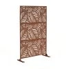 Buy β 6.5 ft. H x 4 ft. W Laser Cut Metal Privacy Screen in Brown, 3 panels by Unbranded β 1 Buy β 6.5 ft. H x 4 ft. W Laser Cut Metal Privacy Screen in Brown, 3 panels by Unbranded β -Cheap Fence Gates Plus Store brown outdoor privacy screens byy527 11 64 1000