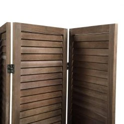 Buy β 8 Panel Screen Folding Louvered Room Divider Sycamore Wood, Brown by Unbranded π 11 Buy β 8 Panel Screen Folding Louvered Room Divider Sycamore Wood, Brown by Unbranded π -Cheap Fence Gates Plus Store brown outdoor privacy screens gm h 395 1f 1000
