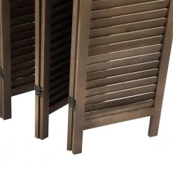 Buy β 8 Panel Screen Folding Louvered Room Divider Sycamore Wood, Brown by Unbranded π 12 Buy β 8 Panel Screen Folding Louvered Room Divider Sycamore Wood, Brown by Unbranded π -Cheap Fence Gates Plus Store brown outdoor privacy screens gm h 395 44 1000