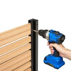 Coupon ✨ Florence 4 ft. x 4 ft. x 1 ft. Cedar Freestanding WoodTek Vinyl Privacy Screen and Planter Box Kit by Enclo Privacy Screens 🤩 -Cheap Fence Gates Plus Store cedar enclo privacy screens vinyl fence panels ec18006 fa 1000