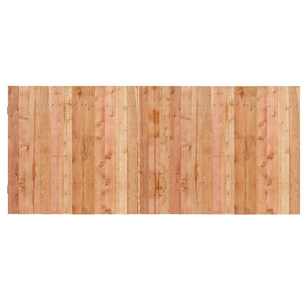 Outlet ❤️ 3-1/2 ft. x 8 ft. Western Red Cedar Privacy Flat Top Fence Panel Kit by Outdoor Essentials ✨ 3 Outlet ❤️ 3-1/2 ft. x 8 ft. Western Red Cedar Privacy Flat Top Fence Panel Kit by Outdoor Essentials ✨
