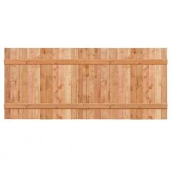 Outlet ❤️ 3-1/2 ft. x 8 ft. Western Red Cedar Privacy Flat Top Fence Panel Kit by Outdoor Essentials ✨ 9 Outlet ❤️ 3-1/2 ft. x 8 ft. Western Red Cedar Privacy Flat Top Fence Panel Kit by Outdoor Essentials ✨ -Cheap Fence Gates Plus Store cedar outdoor essentials wood fence panels 241287 66 1000