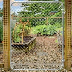 Promo ✨ 6 ft. W x 6 ft. H Metal Adjustable Walk Gate Kit by Fit-Right 🔥 -Cheap Fence Gates Plus Store chain link fence gates cl 013629 4f 1000