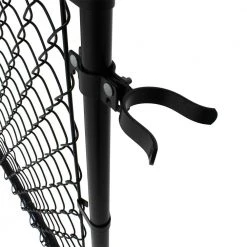 New ✔️ 6 ft. H Adjustable Walk Gate Kit, Square Corner Frame - Black by Unbranded ⌛ -Cheap Fence Gates Plus Store chain link fence gates cl 014529 1f 1000