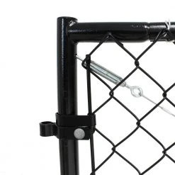 New ✔️ 6 ft. H Adjustable Walk Gate Kit, Square Corner Frame - Black by Unbranded ⌛ -Cheap Fence Gates Plus Store chain link fence gates cl 014529 76 1000