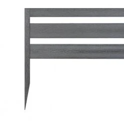 Best Pirce 🌟 Maui 2 ft. x 2 ft. No-Dig Charcoal Woodtek Vinyl Garden Fence Kit (3-Panels) by Zippity Outdoor Products ✔️ -Cheap Fence Gates Plus Store charcoal woodtek vinyl zippity outdoor products vinyl fence panels zp19066 44 1000