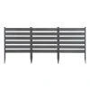 Best Pirce 🌟 Maui 2 ft. x 2 ft. No-Dig Charcoal Woodtek Vinyl Garden Fence Kit (3-Panels) by Zippity Outdoor Products ✔️ -Cheap Fence Gates Plus Store charcoal woodtek vinyl zippity outdoor products vinyl fence panels zp19066 64 1000