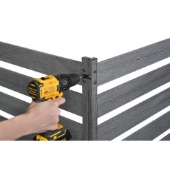 Best Pirce 🌟 Maui 2 ft. x 2 ft. No-Dig Charcoal Woodtek Vinyl Garden Fence Kit (3-Panels) by Zippity Outdoor Products ✔️ -Cheap Fence Gates Plus Store charcoal woodtek vinyl zippity outdoor products vinyl fence panels zp19066 76 1000