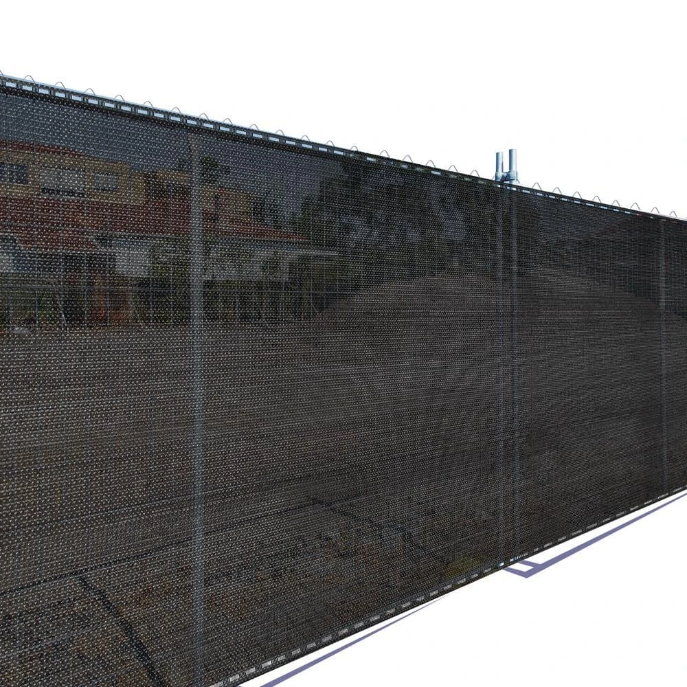 Brand new ✔️ 6 ft. x 15 ft. Black Privacy Fence Screen HDPE Fabric with Knitted Eyelets for Chain Link Garden Fence by Coolaroo ✔️ 3 Brand new ✔️ 6 ft. x 15 ft. Black Privacy Fence Screen HDPE Fabric with Knitted Eyelets for Chain Link Garden Fence by Coolaroo ✔️