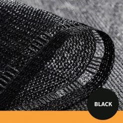 Top 10 🔥 12 ft. x 50 ft. Black Privacy Fence Screen HDPE Fabric with Knitted Eyelets for Chain Link Garden Fence by Coolaroo ⭐ -Cheap Fence Gates Plus Store coolaroo hardware cloth fencing 501143 1d 1000