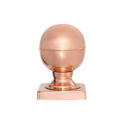 Brand new 😀 4 in. x 4 in. Copper Ball Top Slip Over Fence Post Cap by Protectyte 🎁
