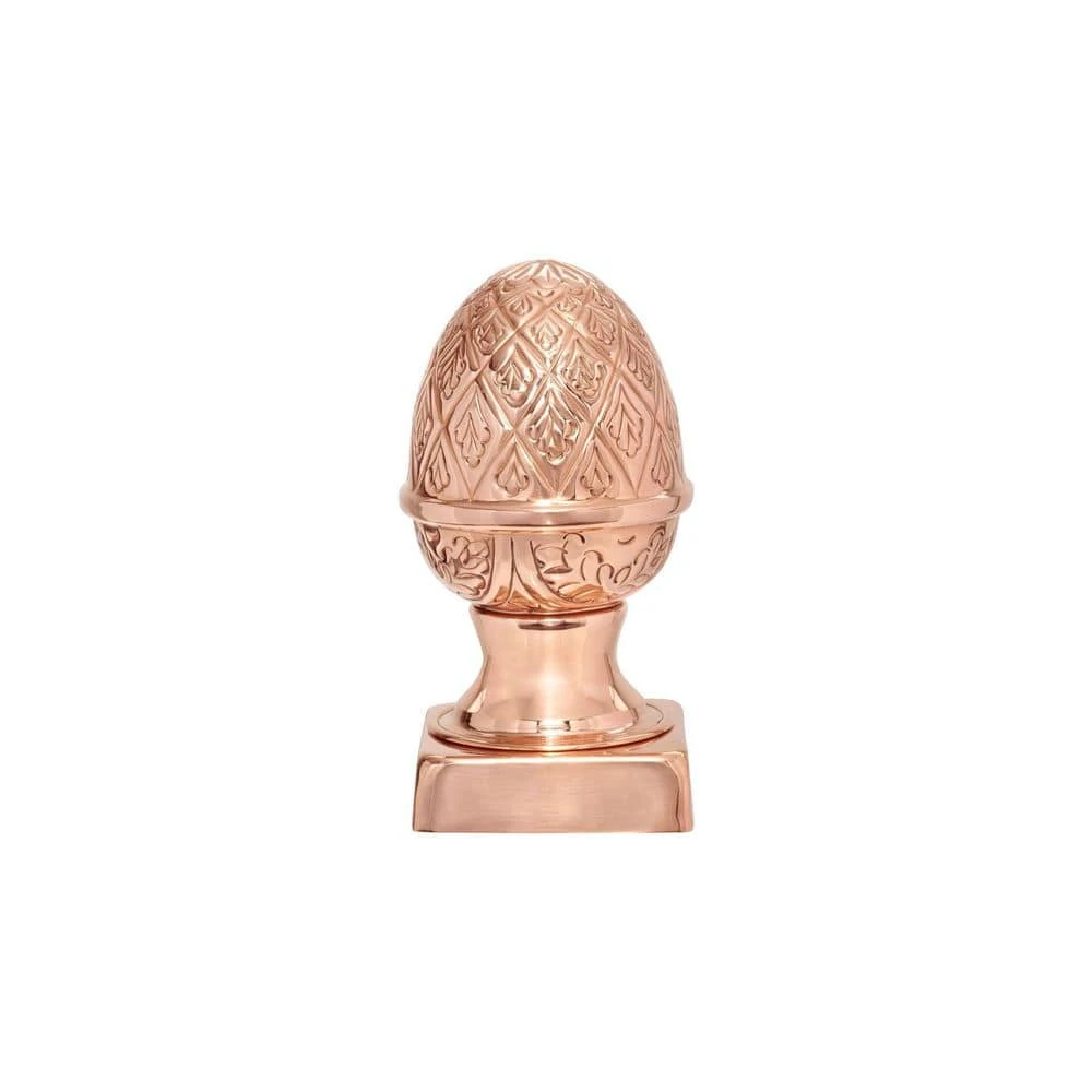 Hot Sale 😀 4 in. x 4 in. Copper Pineapple Slip Over Fence Post Cap by Protectyte 🎁 3 Hot Sale 😀 4 in. x 4 in. Copper Pineapple Slip Over Fence Post Cap by Protectyte 🎁