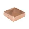 Wholesale 🎁 4 in. x 4 in. Copper Pyramid Slip Over Fence Post Cap by Protectyte ⭐ -Cheap Fence Gates Plus Store copper protectyte deck post caps hdc358py 64 1000