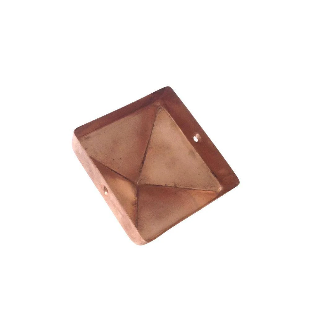 Discount ⭐ 5 in. x 5 in. Copper Pyramid Slip Over Fence Post Cap by Protectyte 😉 4 Discount ⭐ 5 in. x 5 in. Copper Pyramid Slip Over Fence Post Cap by Protectyte 😉 - Image 2