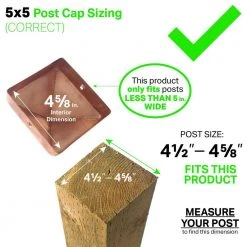 Discount ⭐ 5 in. x 5 in. Copper Pyramid Slip Over Fence Post Cap by Protectyte 😉 12 Discount ⭐ 5 in. x 5 in. Copper Pyramid Slip Over Fence Post Cap by Protectyte 😉 -Cheap Fence Gates Plus Store copper protectyte deck post caps hdc458py 1f 1000