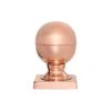 Coupon 🎁 6 in. x 6 in. Copper Ball Top Slip Over Fence Post Cap by Protectyte ⭐ -Cheap Fence Gates Plus Store copper protectyte deck post caps hdc534fg 64 1000