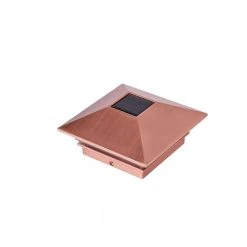 Outlet π₯ 4 in. x 4 in. 3 Lumens Copper Plated Plastic Solar Post Cap (Common: 4 in. x 4 in. ; Actual: 3-5/8 in. x 3-5/8 in. ) by Veranda β¨ 12 Outlet π₯ 4 in. x 4 in. 3 Lumens Copper Plated Plastic Solar Post Cap (Common: 4 in. x 4 in. ; Actual: 3-5/8 in. x 3-5/8 in. ) by Veranda β¨ -Cheap Fence Gates Plus Store copper veranda deck post caps 2211 f32t3 1f 1000