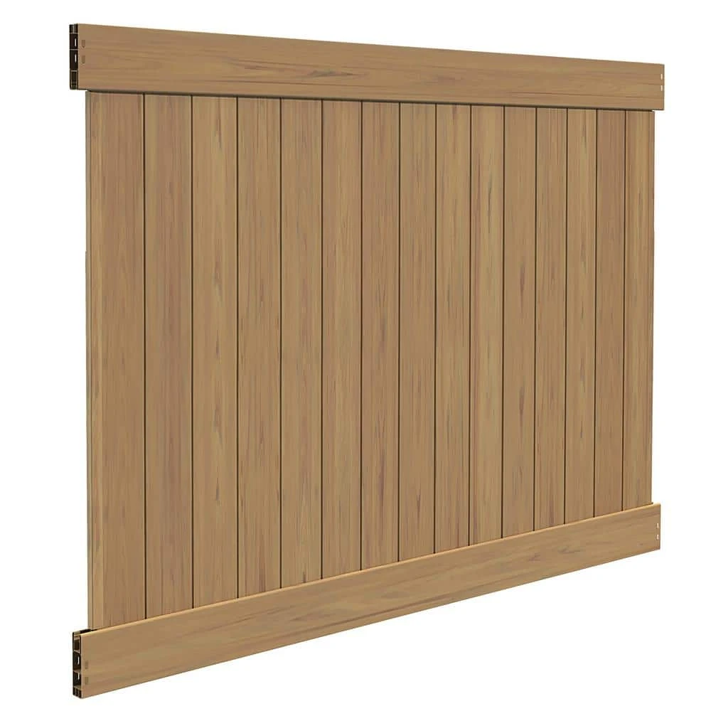 Cheapest 🔔 Linden 6 ft. H x 8 ft. W Cypress Vinyl Privacy Fence Panel Kit by Veranda ⌛ 6 Cheapest 🔔 Linden 6 ft. H x 8 ft. W Cypress Vinyl Privacy Fence Panel Kit by Veranda ⌛ - Image 4