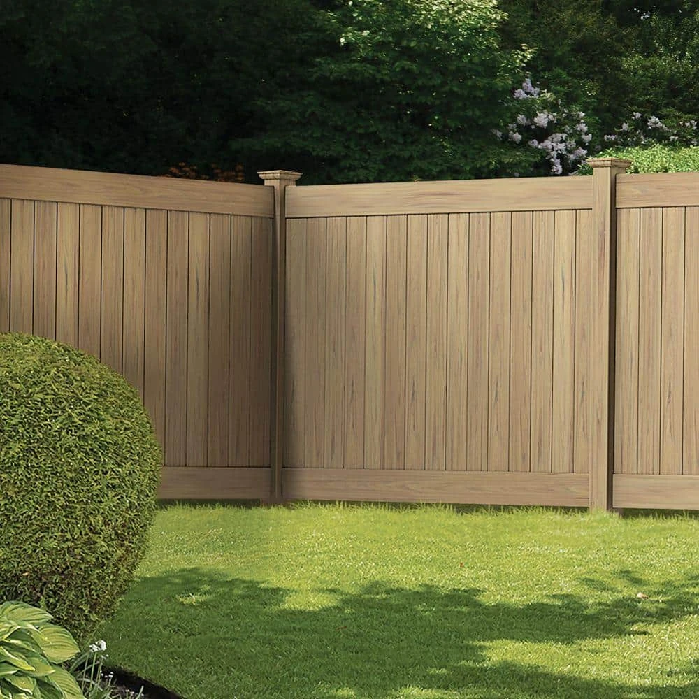 Cheapest 🔔 Linden 6 ft. H x 8 ft. W Cypress Vinyl Privacy Fence Panel Kit by Veranda ⌛ 4 Cheapest 🔔 Linden 6 ft. H x 8 ft. W Cypress Vinyl Privacy Fence Panel Kit by Veranda ⌛ - Image 2