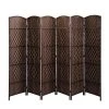 Best reviews of 🔔 6 Panel Screen Room Dividers Folding Privacy Screens by Unbranded ✔️ -Cheap Fence Gates Plus Store dark brown outdoor privacy screens gm h 403 64 1000