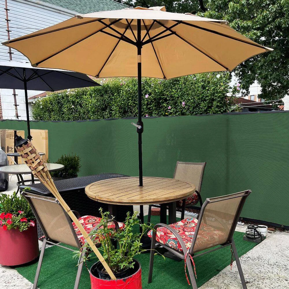 Outlet ⭐ 4 ft. x 50 ft. Dark Green 150 GSM HDPE Privacy Fence Screen Garden Fence by Shade&Beyond 😀 11 Outlet ⭐ 4 ft. x 50 ft. Dark Green 150 GSM HDPE Privacy Fence Screen Garden Fence by Shade&Beyond 😀 - Image 9