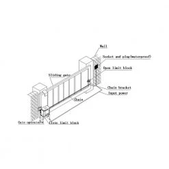 Best Pirce ✔️ Slide Single Automatic Gate Opener Kit with 2 Remote Controls by DOORADO 🔥 13 Best Pirce ✔️ Slide Single Automatic Gate Opener Kit with 2 Remote Controls by DOORADO 🔥 -Cheap Fence Gates Plus Store doorado automatic gate openers sgo 0000 00 bnhd 1 fa 1000