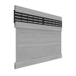 Cheap 🔥 Horizontal Fence Boardwalk 6 ft. x 8 ft. Vinyl Privacy Panel Kit with DSP Top Driftwood by Barrette Outdoor Living ✨ -Cheap Fence Gates Plus Store driftwood barrette outdoor living vinyl fence panels 73045632 c3 1000