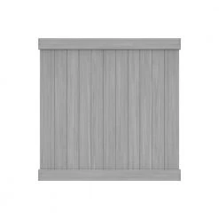Coupon 🥰 Washington 6 ft. x 6 ft. Driftwood Gray Vinyl Privacy Fence Panel by Barrette Outdoor Living ⌛