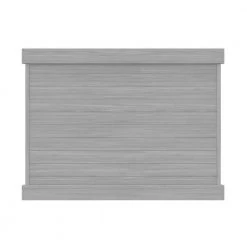 Cheap 🔔 Horizontal Fence 6 ft. H x 8 ft. W Driftwood Vinyl Privacy Panel Kit by Barrette Outdoor Living 😀