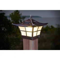 Top 10 🔥 Ambience 4 in. x 4 in. Outdoor Electroplated Copper Solar Post Cap (2-Pack) by Classy Caps ✨ -Cheap Fence Gates Plus Store electroplated copper classy caps deck post caps slo94 66 1000