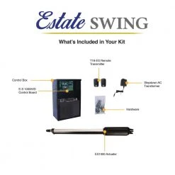 Cheapest 👍 Single Swing Automatic Gate Opener Kit by Estate Swing ⌛
