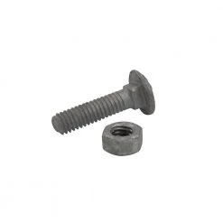 Flash Sale ❤️ 5/16 in. x 1-1/4 in. Galvanized Metal Carriage Bolt/Nut (20-Set/Bag) by Everbilt 🤩 -Cheap Fence Gates Plus Store everbilt chain link fence accessories 328502eb 4f 1000